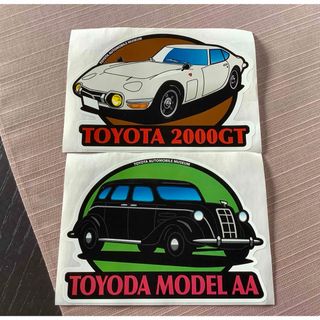 トヨタ - 非売品☆トヨタ博物館　ステッカー2枚☆TOYOTA 2000GT