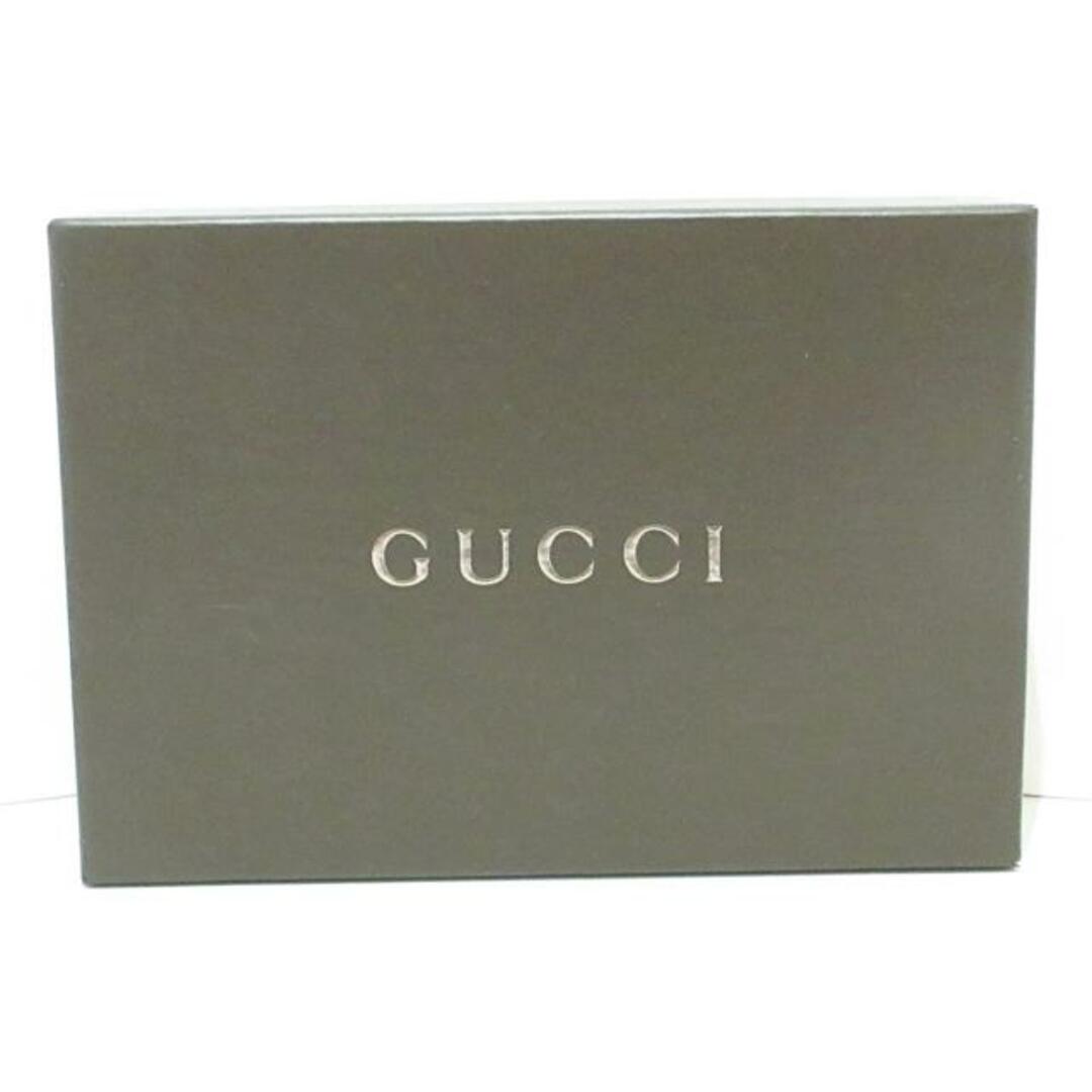 Gucci(グッチ)のGUCCI(グッチ) 2つ折り財布美品  GG柄/メタルバー 154258 ベージュ×ダークブラウン×白 ジャガード×レザー レディースのファッション小物(財布)の商品写真