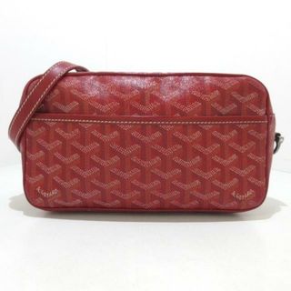 ゴヤール(GOYARD)のGOYARD(ゴヤール) ショルダーバッグ カップヴェール レッド コーティングキャンバス×レザー(ショルダーバッグ)