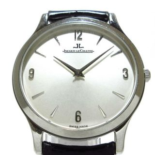 ジャガールクルト(Jaeger-LeCoultre)のJAEGER-LECOULTRE(ジャガールクルト) 腕時計 マスターウルトラスリム 145.8.79.S メンズ SS/裏スケ/クロコダイルベルト シルバー(その他)