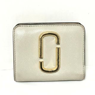 マークジェイコブス(MARC JACOBS)のMARC JACOBS(マークジェイコブス) 2つ折り財布 スナップショットコンパクトウォレット M0014282 ライトグレー L字ファスナー レザー(財布)