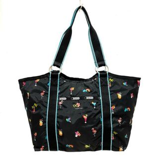 レスポートサック(LeSportsac)のLESPORTSAC(レスポートサック) ショルダーバッグ - 黒×ピンク×マルチ レスポナイロン(ショルダーバッグ)