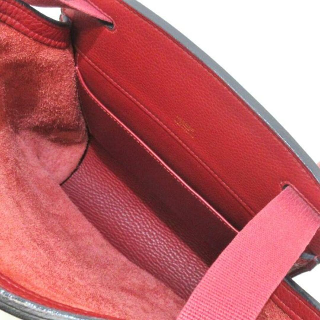 Hermes(エルメス)のHERMES(エルメス) リュックサック シェルパPM レッド トゴ×キャンバス レディースのバッグ(リュック/バックパック)の商品写真