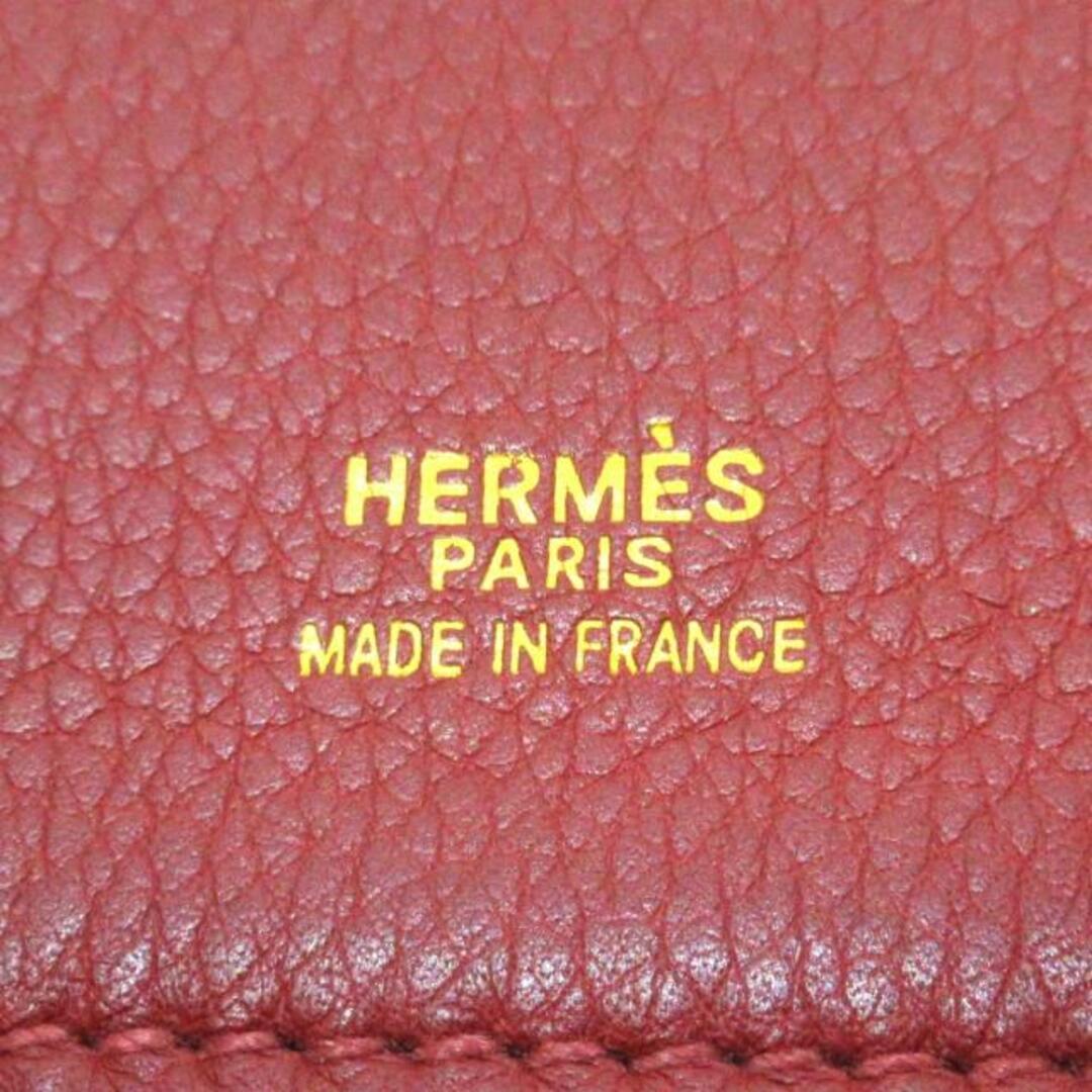 Hermes(エルメス)のHERMES(エルメス) リュックサック シェルパPM レッド トゴ×キャンバス レディースのバッグ(リュック/バックパック)の商品写真