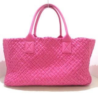 ボッテガヴェネタ(Bottega Veneta)のBOTTEGA VENETA(ボッテガヴェネタ) トートバッグ カバMM ピンク 750個限定 レザー(トートバッグ)