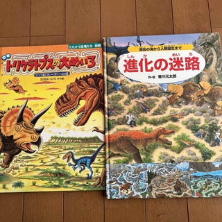 恐竜めいろの本　2冊セット(絵本/児童書)