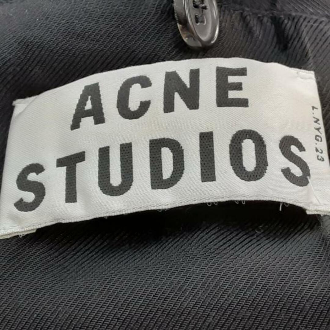 Acne Studios(アクネストゥディオズ)のACNE STUDIOS(アクネ ストゥディオズ) コート サイズ34 S レディース美品  - 黒 長袖/冬 レディースのジャケット/アウター(その他)の商品写真