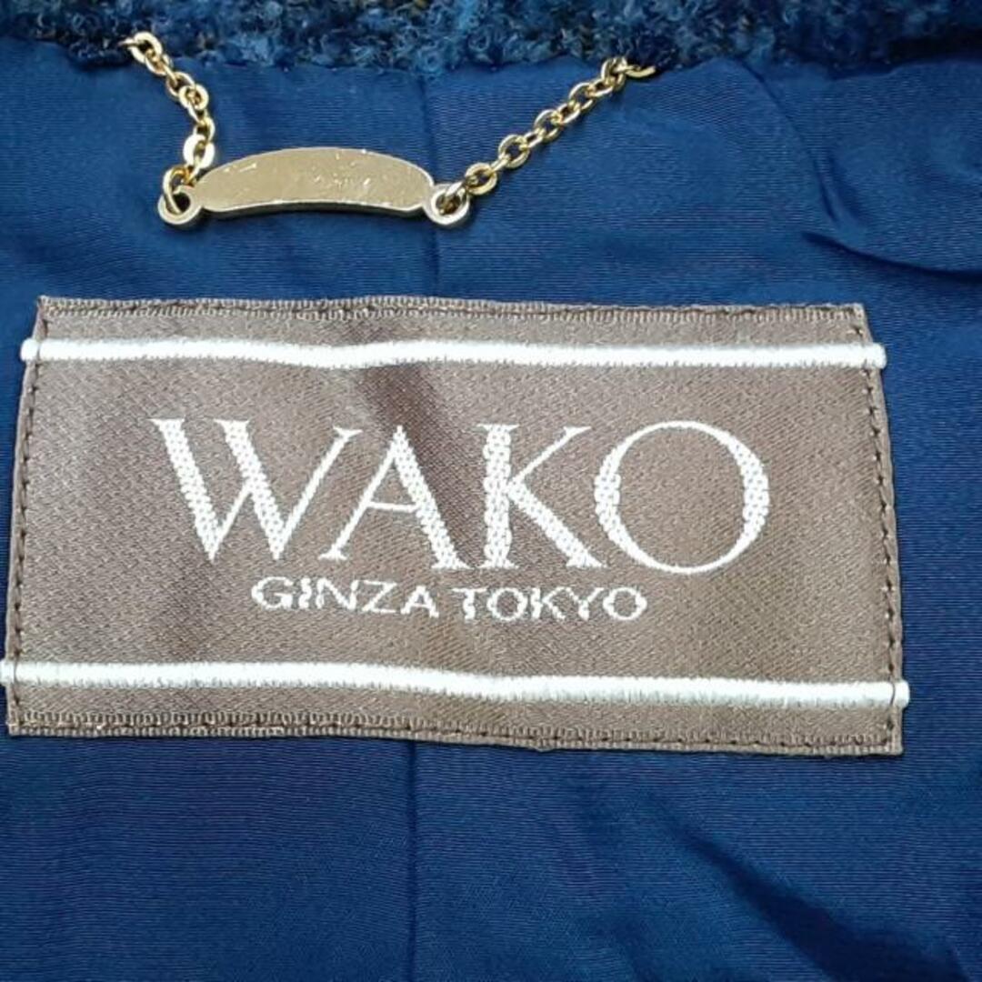 WAKO(ワコー) ジャケット レディース美品  - ネイビー×ブルー×ダークイエロー 長袖/春/秋 レディースのジャケット/アウター(その他)の商品写真