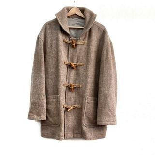 マーガレットハウエル(MARGARET HOWELL)のMargaretHowell(マーガレットハウエル) ダッフルコート サイズL メンズ美品  - ベージュ 長袖/Harris Tweed/秋/冬(ダッフルコート)