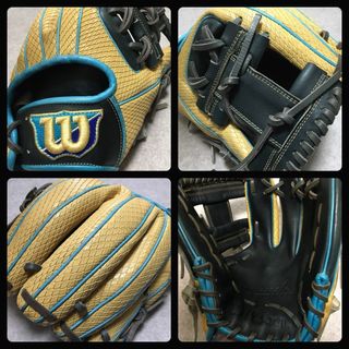 ウィルソン(wilson)のウィルソン ワナビーヒーロー 一般 大人用 軟式 内野 野球 グローブ 状態良好(グローブ)