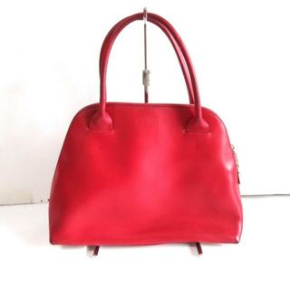 フルラ(Furla)のFURLA(フルラ) ハンドバッグ - レッド レザー(ハンドバッグ)