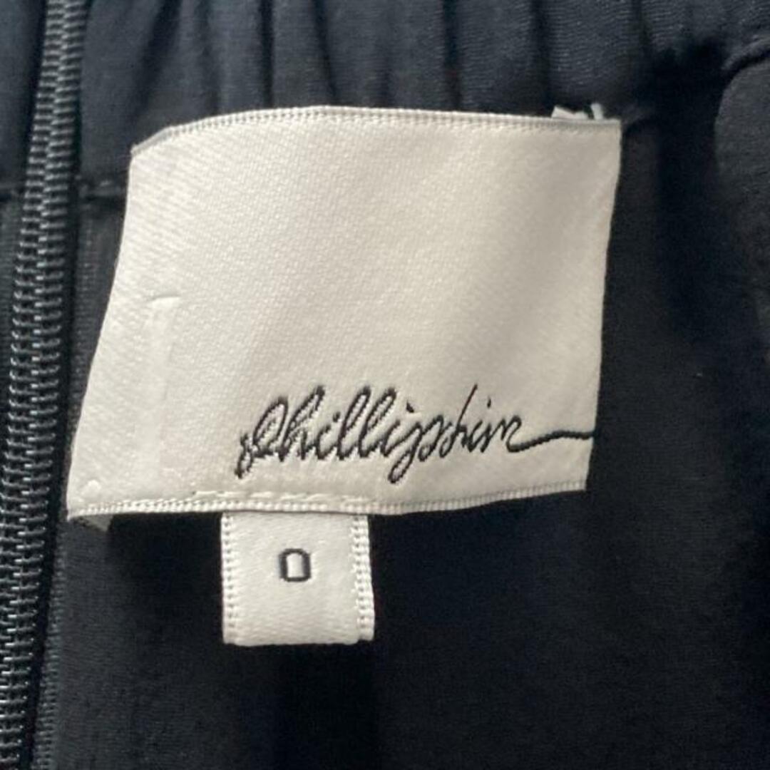 3.1 Phillip Lim(スリーワンフィリップリム)の3.1 Phillip lim(スリーワンフィリップリム) スカート サイズ0 XS レディース - 黒 ひざ丈/シルク/リボン レディースのスカート(その他)の商品写真