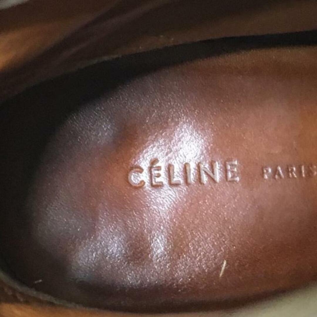 celine(セリーヌ)のCELINE(セリーヌ) ショートブーツ 36.5 レディース - ベージュ アウトソール張替済 レザー レディースの靴/シューズ(ブーツ)の商品写真