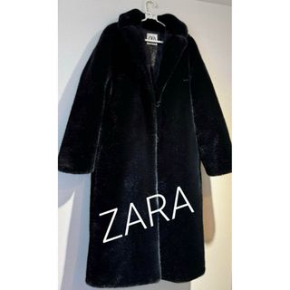 ザラ(ZARA)のZARA フェイクファーコート　美品♬(毛皮/ファーコート)