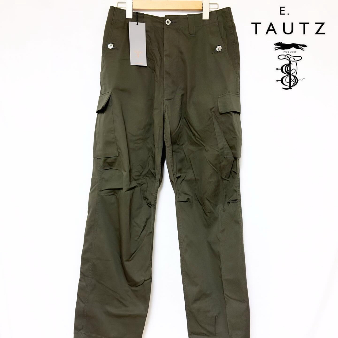 E. TAUTZ(イートウツ)のE.tautz CARGO TROUSERS FOREST WOOD 32 メンズのパンツ(ワークパンツ/カーゴパンツ)の商品写真