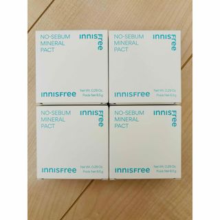 イニスフリー(Innisfree)の【次回発送3/25】イニスフリー ノーセバム ミネラルパクトS 8.5g×4(フェイスパウダー)