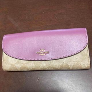 コーチ(COACH)のcoachコーチ長財布　パープル(財布)