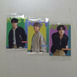 NCT ツインウエハース フォトカード　マーク ロンジュン ヘチャン(アイドルグッズ)