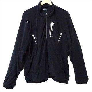 マンシングウェア(Munsingwear)のMunsingwear(マンシングウェア) ブルゾン サイズL メンズ美品  - 黒×ライトグレー 長袖/プルオーバー/春/秋(ブルゾン)