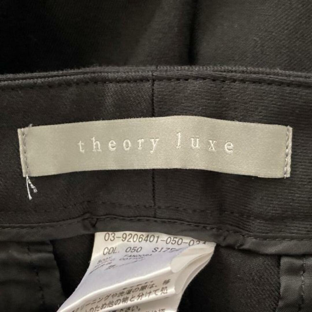 Theory luxe(セオリーリュクス)のtheory luxe(セオリーリュクス) パンツ サイズ34 S レディース - 黒 フルレングス レディースのパンツ(その他)の商品写真