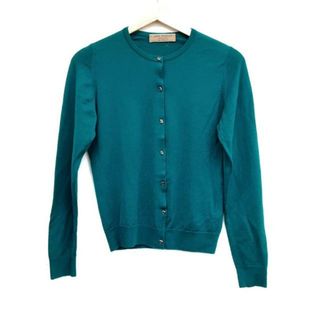 ジョンスメドレー(JOHN SMEDLEY)のJOHN SMEDLEY(ジョンスメドレー) カーディガン サイズS レディース美品  - ブルーグリーン 長袖/ANAYIコラボ(カーディガン)