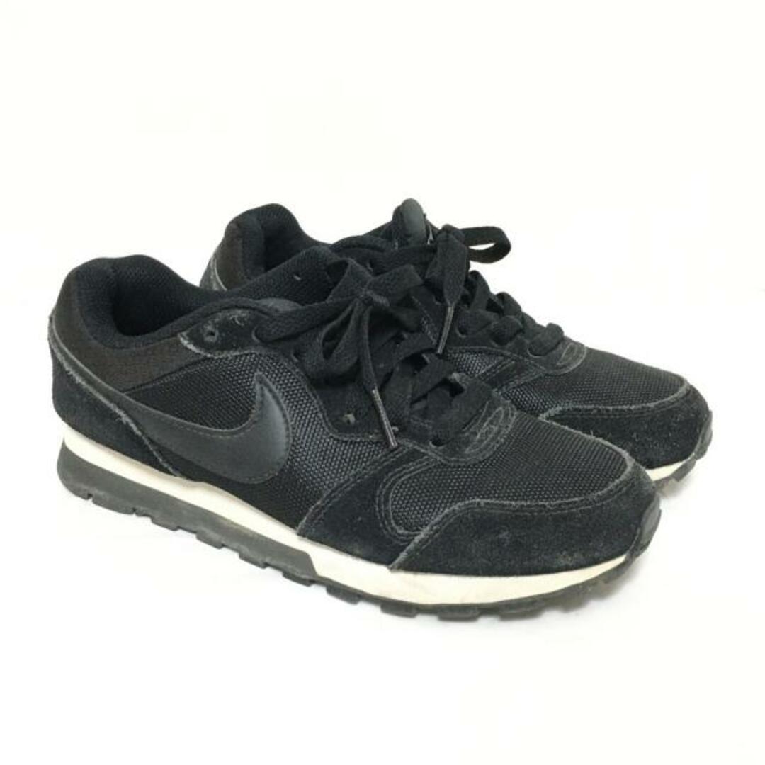 NIKE(ナイキ)のNIKE(ナイキ) スニーカー 23 レディース MD ランナー 2 749869-001 黒 化学繊維×スエード×合皮 レディースの靴/シューズ(スニーカー)の商品写真