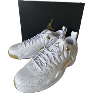 ジョーダン(Jordan Brand（NIKE）)のNike AirJordan12LowGolf MetallicGold28.5(シューズ)