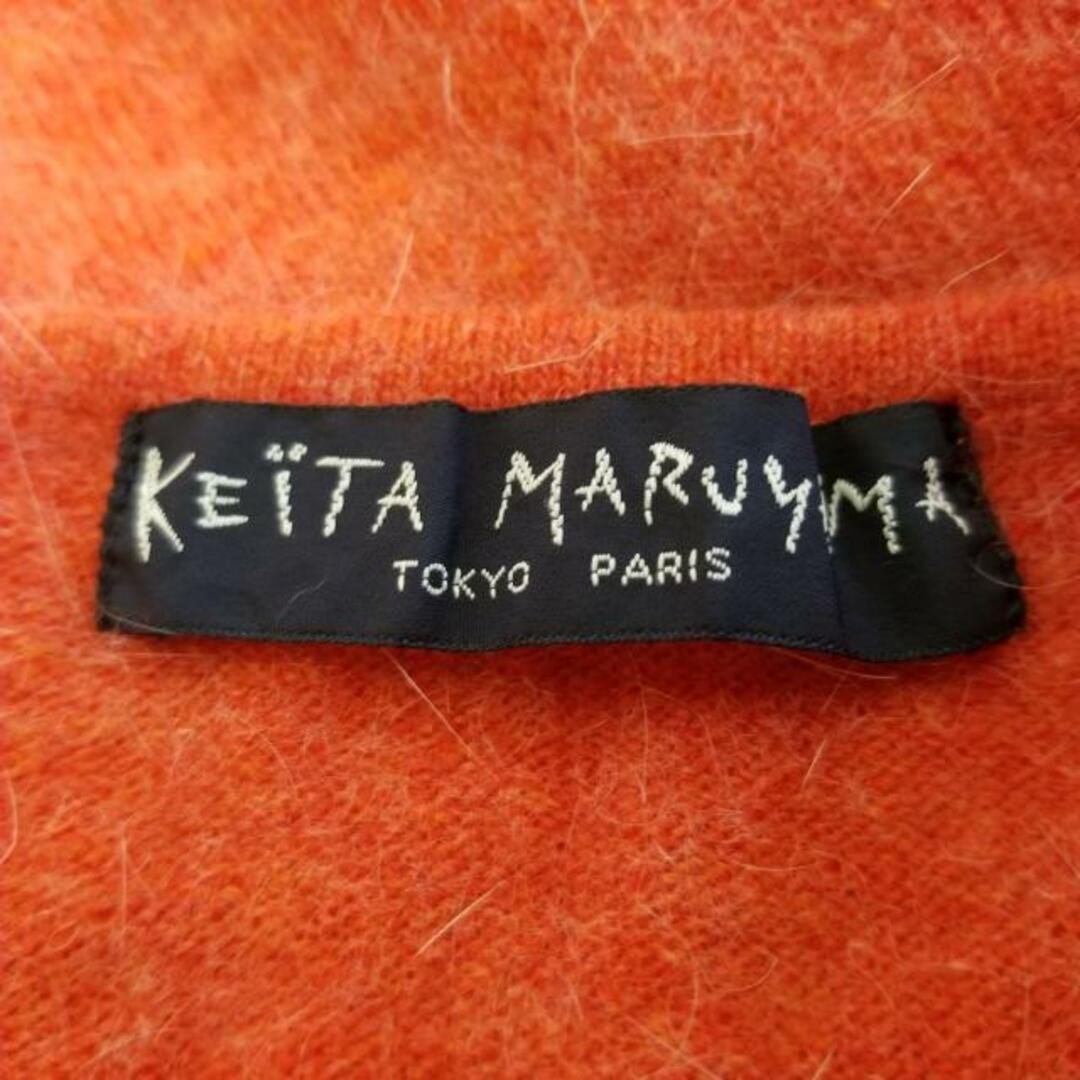 KEITA MARUYAMA TOKYO PARIS(ケイタマルヤマ)のKEITA MARUYAMA(ケイタマルヤマ) 半袖セーター サイズ1 S レディース - レッド×グリーン×マルチ フラワー(花)/刺繍 レディースのトップス(ニット/セーター)の商品写真