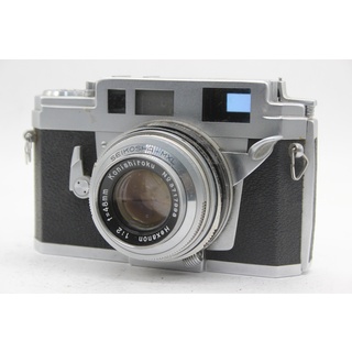【返品保証】 コニカ Konica IIIA Konishiroku Hexanon 48mm F2 レンジファインダー カメラ  s7733(フィルムカメラ)