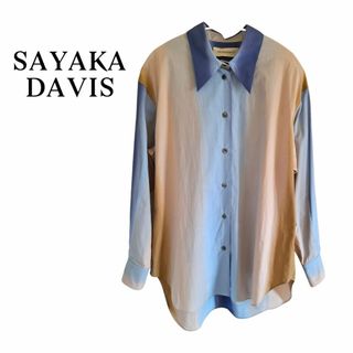 サヤカディヴィス(SAYAKA DAVIS)のSAYAKA DAVIS サヤカディヴィス グラデーション シャツ ブラウス(シャツ/ブラウス(長袖/七分))