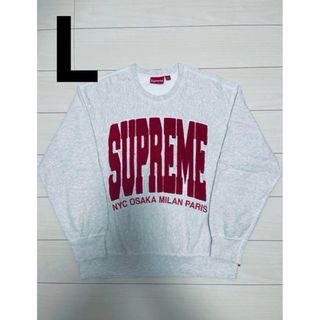 シュプリーム(Supreme)のSupreme 21FW Cities Arc Crewneck シュプリームL(スウェット)