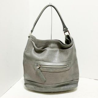 ロンシャン(LONGCHAMP)のLONGCHAMP(ロンシャン) ショルダーバッグ - グレー レザー(ショルダーバッグ)