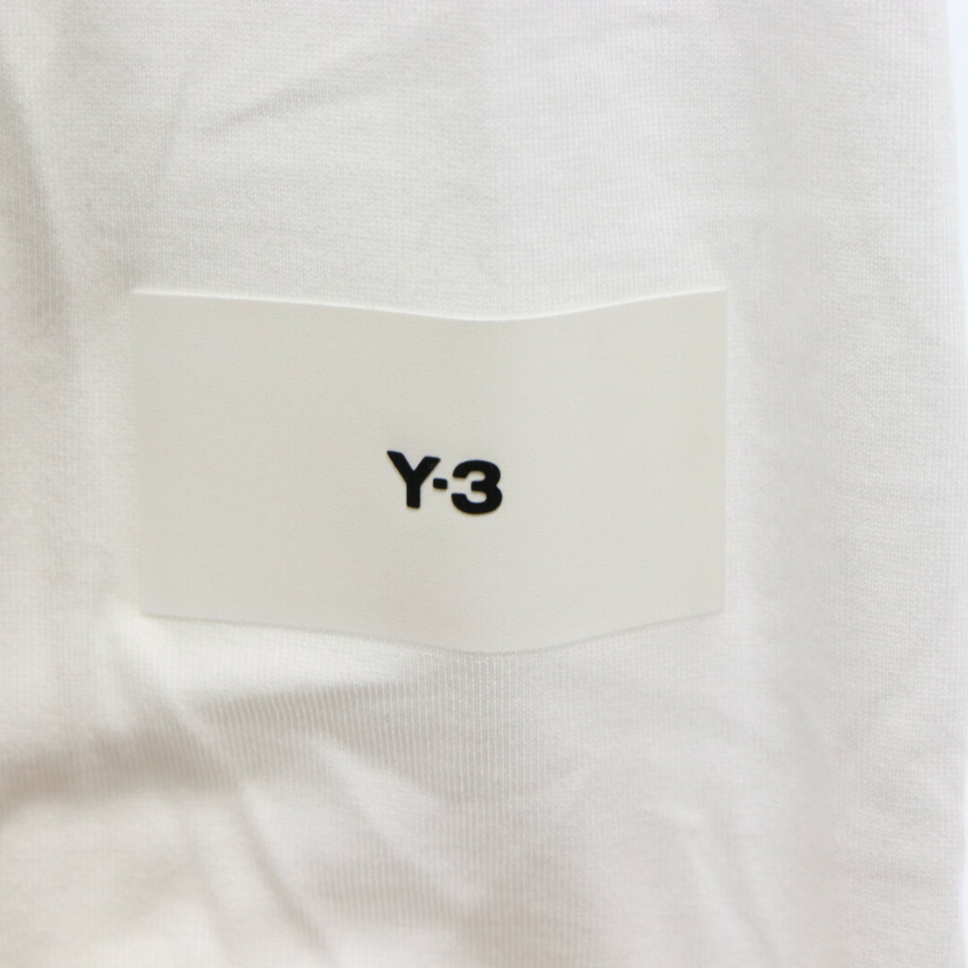 Y-3(ワイスリー)のY-3 ワイスリー MOCK NECK TEE モックネック 長袖Tシャツ ホワイト IB4774 メンズのトップス(Tシャツ/カットソー(七分/長袖))の商品写真