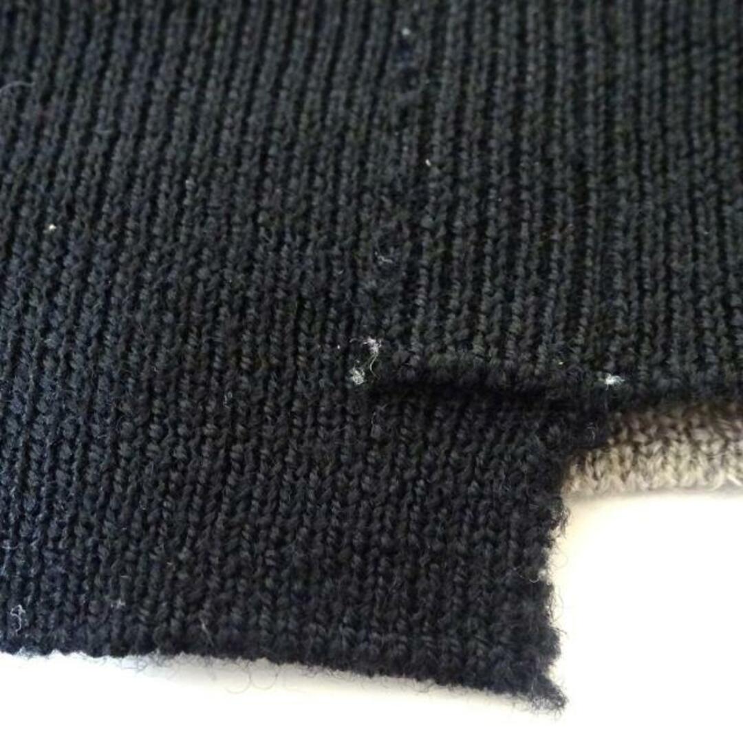 まとめ買い割引 MARTIN MARGIELA(マルタンマルジェラ) 長袖セーター サイズS レディース - グレー×黒 ショート丈