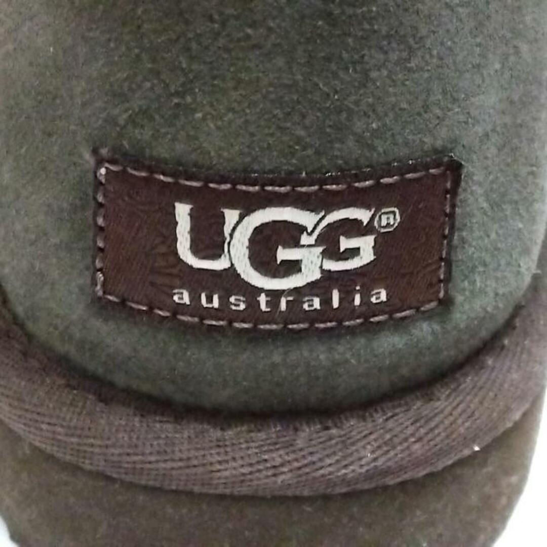 UGG(アグ)のUGG(アグ) ショートブーツ レディース ベイリーボタン 5803 ダークブラウン ムートン レディースの靴/シューズ(ブーツ)の商品写真