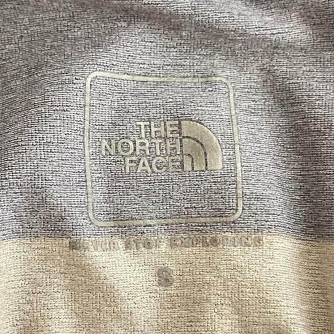 THE NORTH FACE(ザノースフェイス)のTHE NORTH FACE(ノースフェイス) 半袖Tシャツ サイズS レディース - パープル×グレー クルーネック/ボーダー レディースのトップス(Tシャツ(半袖/袖なし))の商品写真