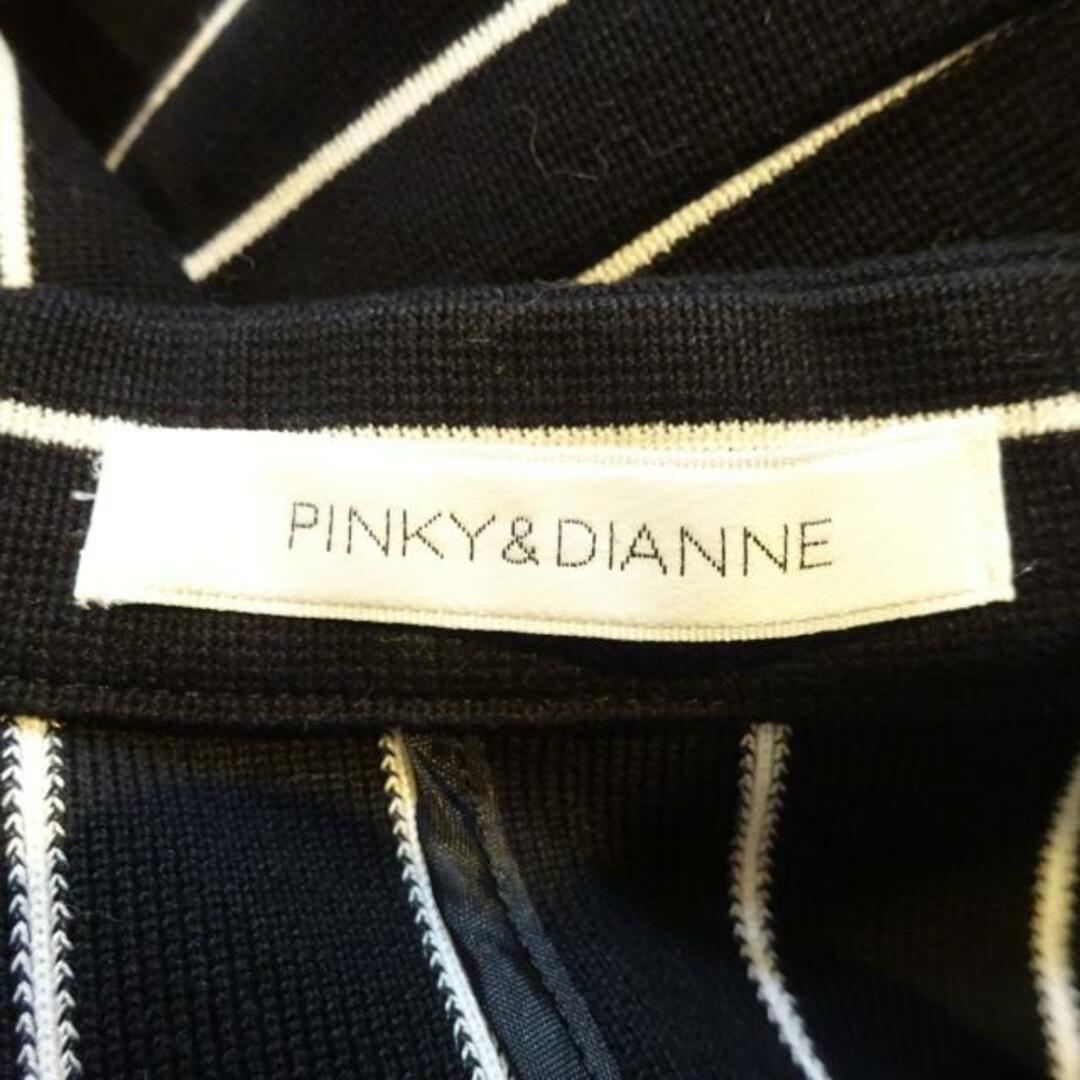 Pinky&Dianne(ピンキーアンドダイアン)のPinky&Dianne(ピンキー&ダイアン) スカートスーツ レディース美品  - 黒×白 ストライプ レディースのフォーマル/ドレス(スーツ)の商品写真