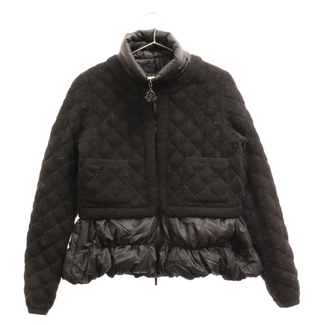 MONCLER(モンクレール)のMONCLER モンクレール GAUFRE ゴーフル レイヤード ダウンジャケット 220934635880 ブラック レディース レディースのジャケット/アウター(ダウンジャケット)の商品写真