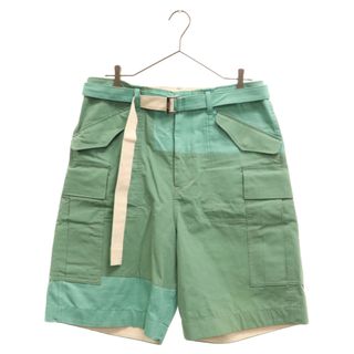 sacai - Sacai サカイ 21SS Cotton Nylon Oxford Short オックスフォード ショーツ ハーフパンツ グリーン 21-02506M