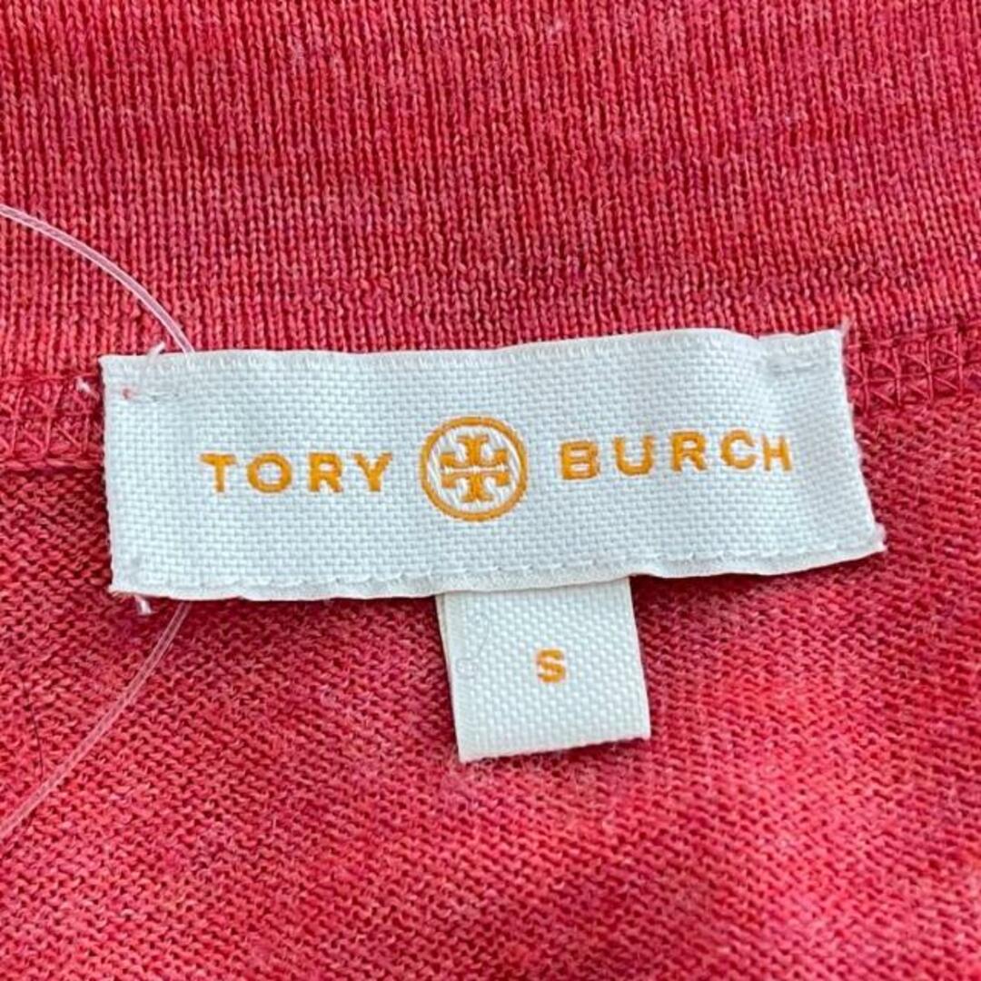 Tory Burch(トリーバーチ)のTORY BURCH(トリーバーチ) カーディガン サイズS レディース美品  - レッド 長袖 レディースのトップス(カーディガン)の商品写真