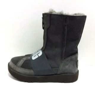 UGG - UGG(アグ) ショートブーツ レディース コネス ウォータープルーフ 1098373 ダークグレー×グレー ムートン×ヌバック