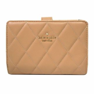 ケイトスペードニューヨーク(kate spade new york)の【新品】ス ケイトスペー 二つ折り財布 kate spade キルティング調 キャリー ミディアム コンパクト バイフォールド ド 財布ウォレット KG424 200 (テラミス) アウトレット レディーMEDIUM COMPARTMENT BIFOLD WALLET / carey smooth quiltied(財布)