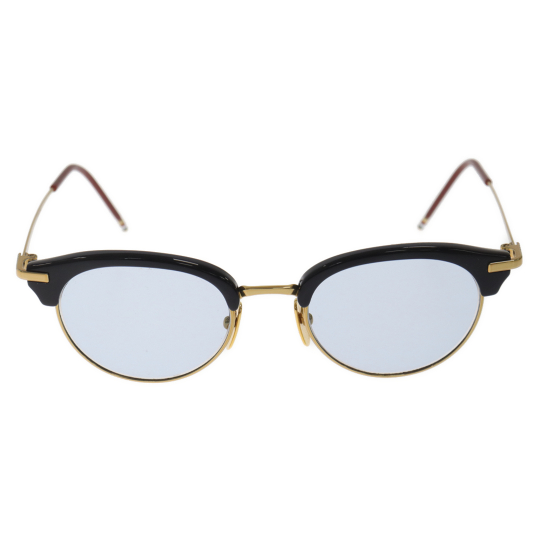 THOM BROWNE(トムブラウン)のTHOM BROWNE トムブラウン ブロー サングラス アイウェア 眼鏡 ゴールド/ネイビー TB-706-B-NVY-GLD-50 メンズのファッション小物(サングラス/メガネ)の商品写真