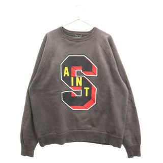 SAINT MICHAEL セントマイケル 22AW×DENIM TEARS CREW SWEAT デニムティアーズ クルーネック プルオーバー スウェット トレーナー グレー SM-A22-0000-050(スウェット)