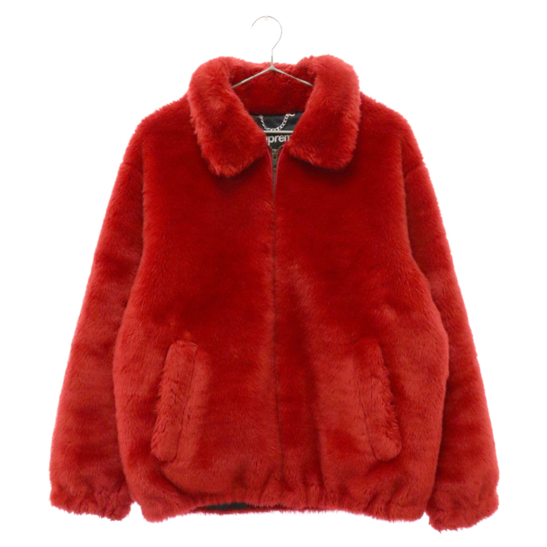 Supreme(シュプリーム)のSUPREME シュプリーム 17SS Faux Fur Bomber Jacket フェイク ファー ボンバー ジャケット レッド メンズのジャケット/アウター(フライトジャケット)の商品写真