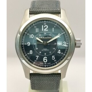 ハミルトン(Hamilton)の美品 HAMILTON ハミルトン H706050 カーキ 自動巻き 時計(腕時計(アナログ))