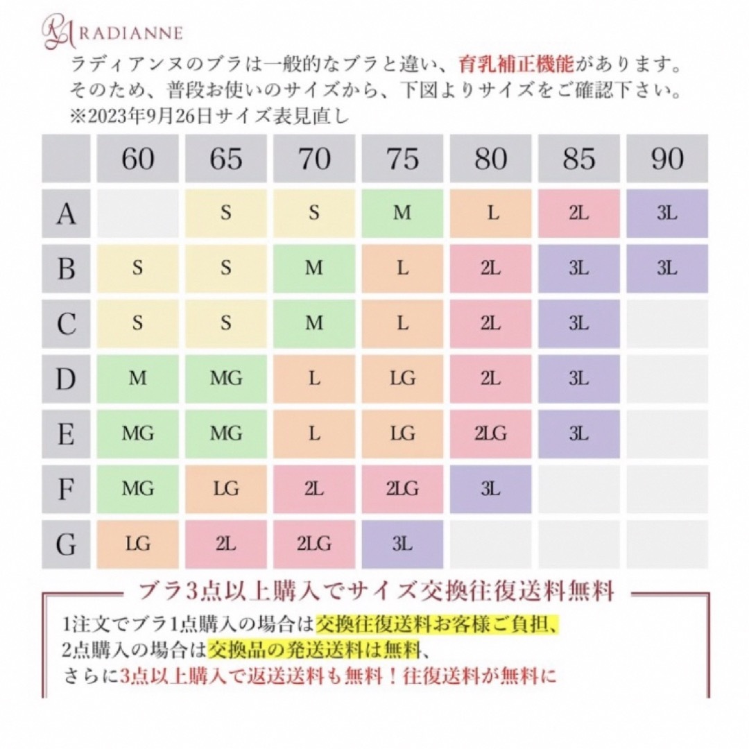 Radianne（R）(ラディアンヌ)の🩵よんたろ様 専用🩵 レディースの下着/アンダーウェア(ブラ)の商品写真