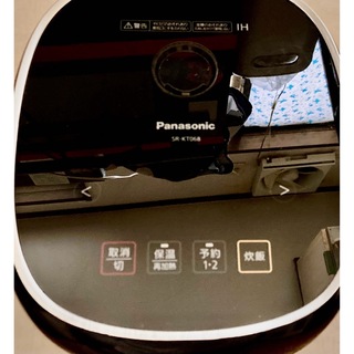 パナソニック(Panasonic)のパナソニック 炊飯器 3.5合  IH式 ブラック 黒　SR-KT068-K(炊飯器)