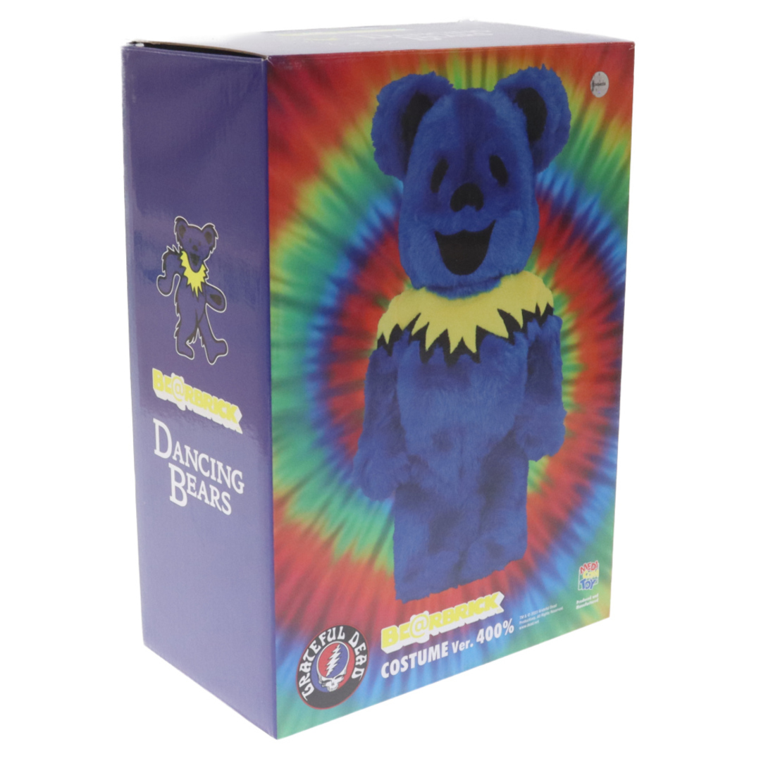 MEDICOM TOY(メディコムトイ)のMEDICOM TOY メディコムトイ Bearbrick GRATEFUL DEAD DANCING BEARS COSTUME Ver BLUE 400% ベアブリック グレートフル ダンシング ベアーズ コスチューム バージョン フィギュア 人形 400% エンタメ/ホビーのフィギュア(その他)の商品写真