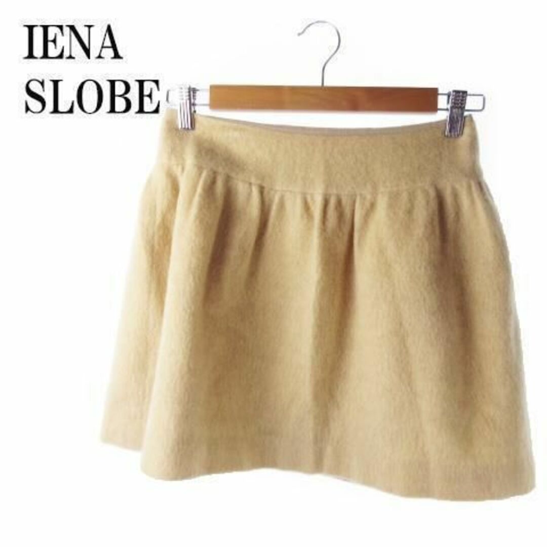 SLOBE IENA(スローブイエナ)のイエナスローブ スカート ミニ ウール アルパカ混 36 210409YH4A レディースのスカート(ミニスカート)の商品写真